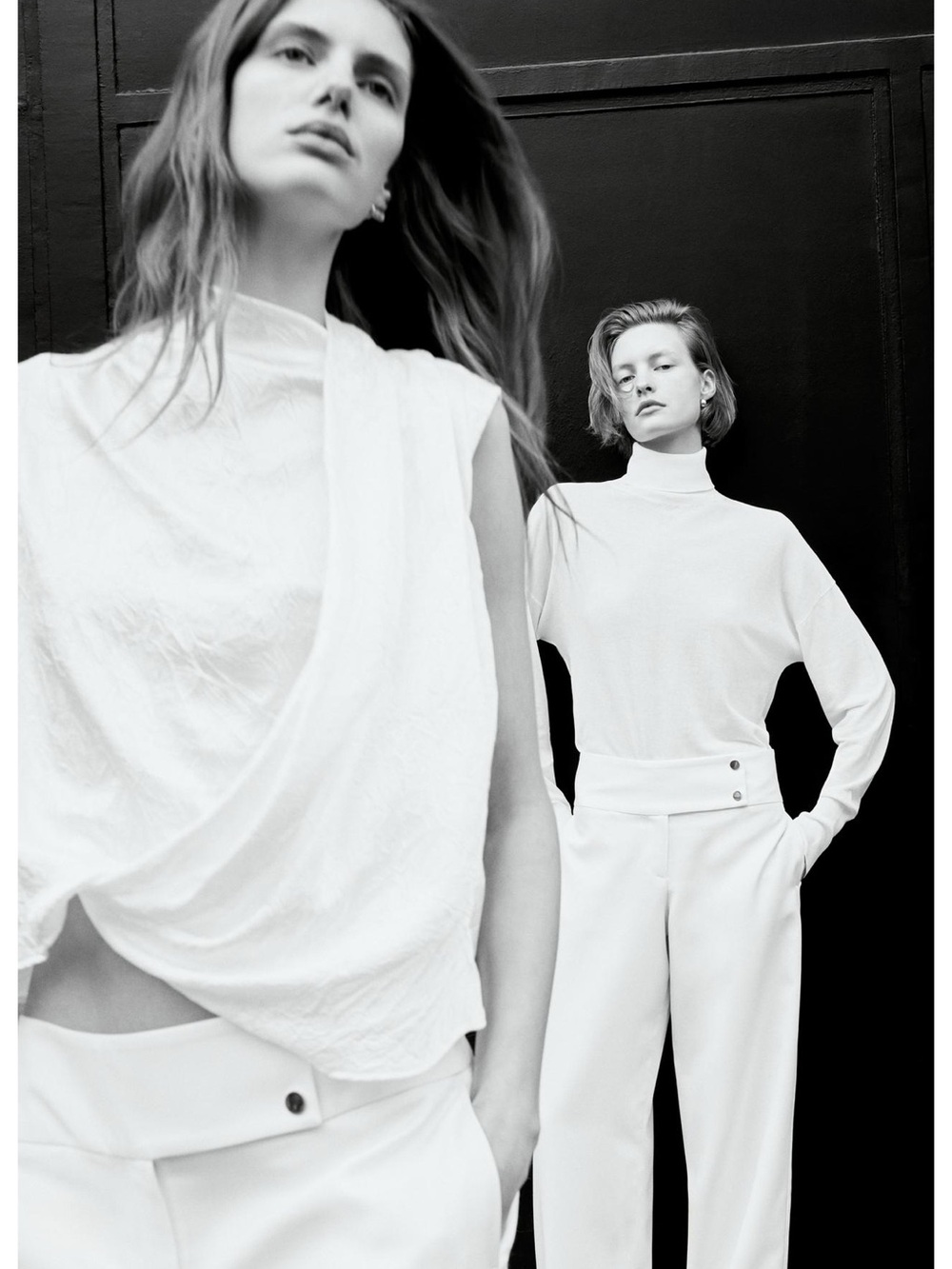 Zara satin effect white top (new with tags) medium
